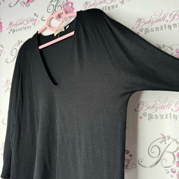 Wilfred free top shirt black stretchy soft oversized comfy lounge aritzia - Picture 2 of 5